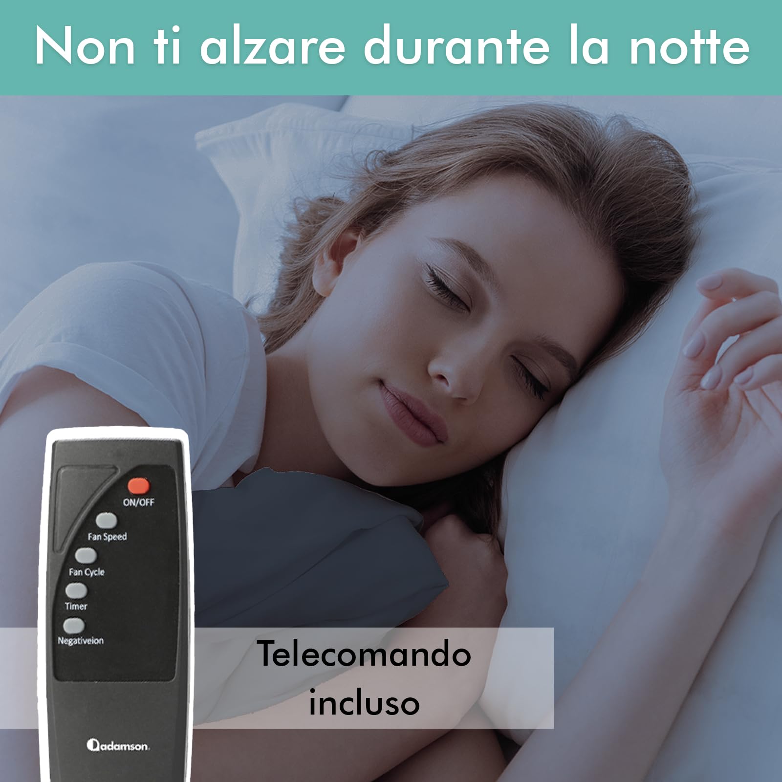 Adamson B10 - Sistema di Raffreddamento per Letto - TWIN 190x100 CM - Materasso Rinfrescante 100% Cotone per Sudorazioni Notturne + Topper Refrigerato per Chi Soffre il Caldo + Garanzia 5 Anni - Nero