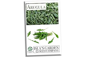 Isla's Garden Seeds - Arugula Seeds for Growing (1000+ Heirloom Seeds Per...