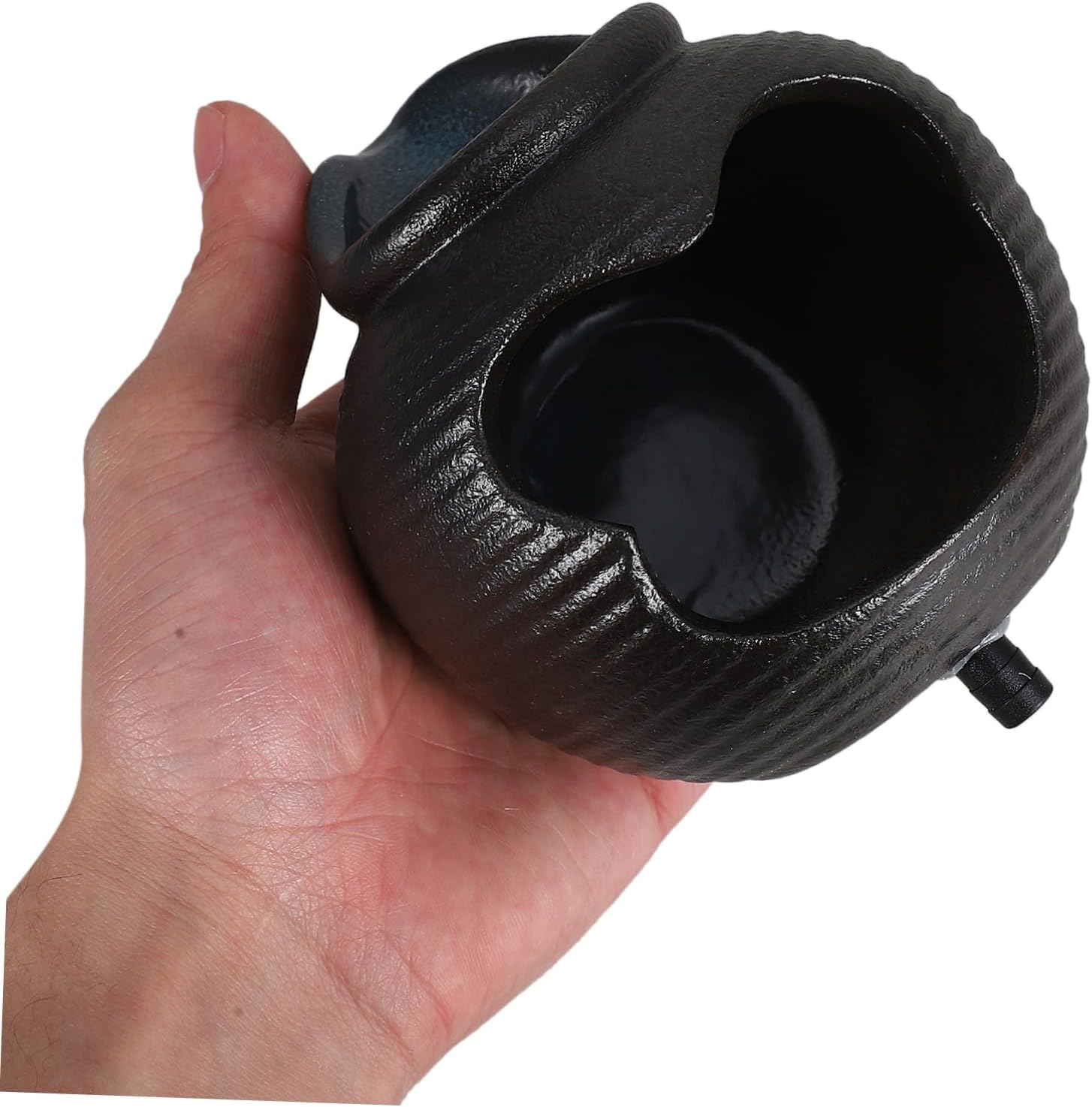 Cabilock Circulating Garden Jar Water Fountain Spitter for Outdoor Decoration Ceramic Waterfall Accessory for Fish Tanks and Hydroponic Plants