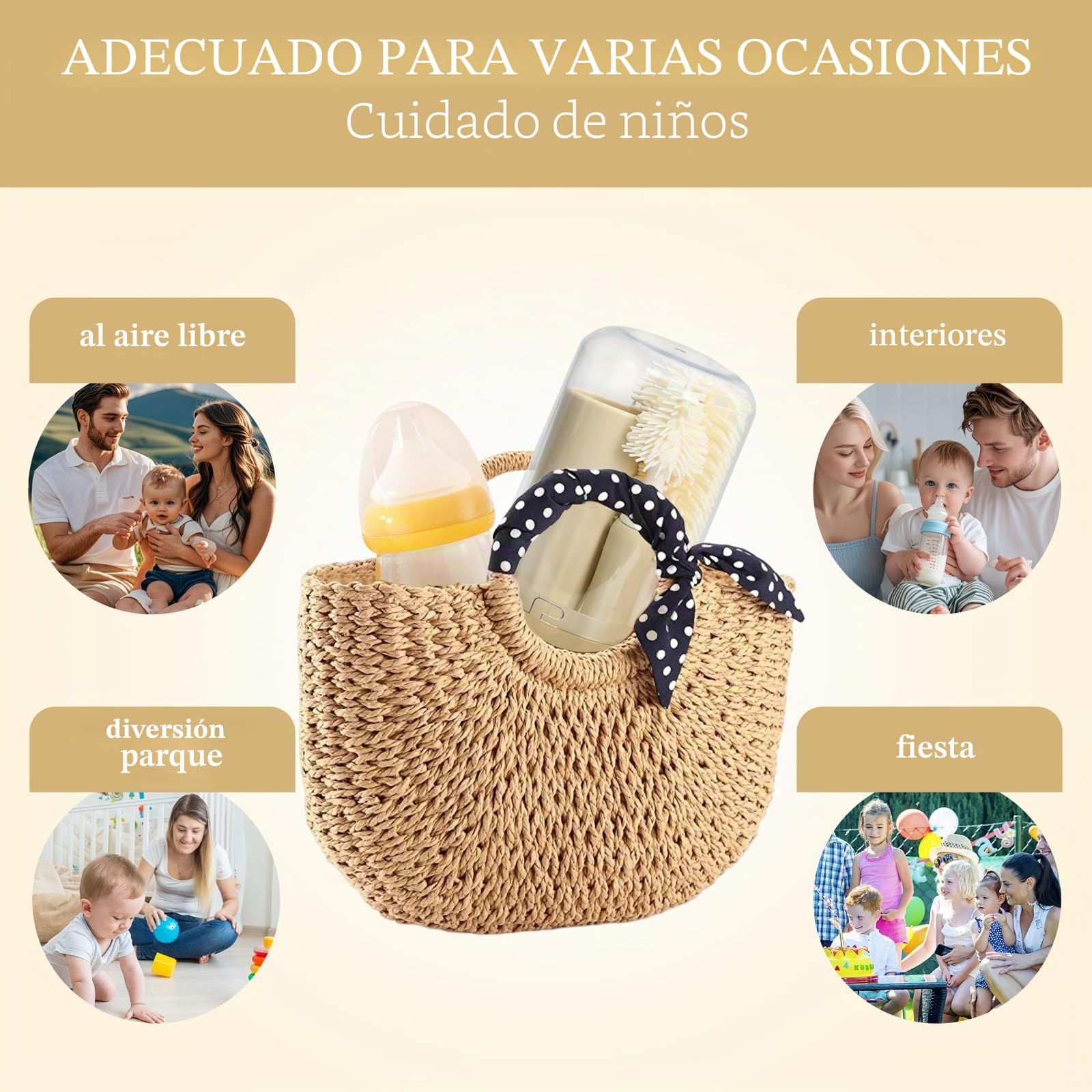 Juego de cepillos para botellas de silicona para botellas, botellas y bombas de leche, con estuche de viaje