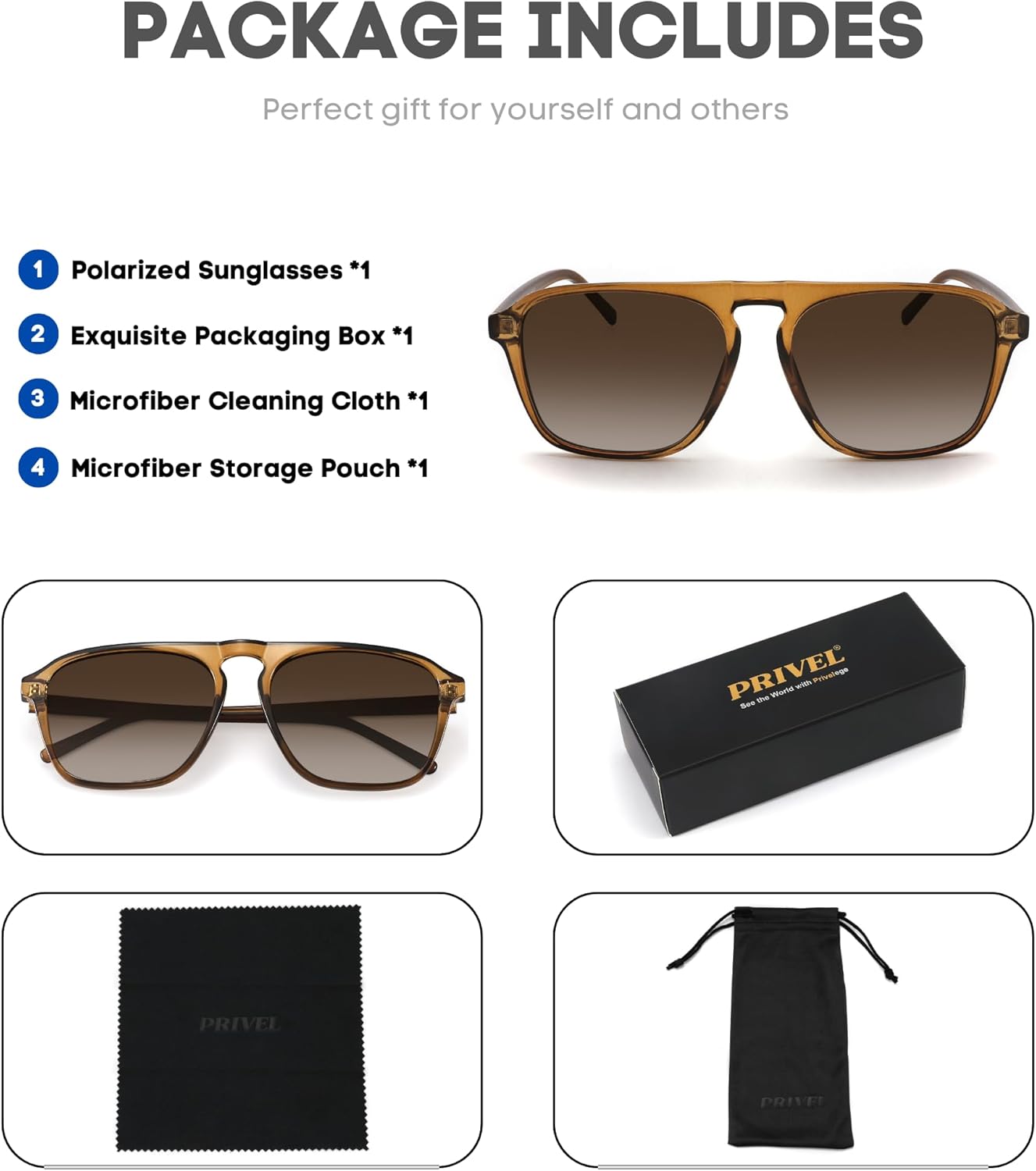 XXL Size Extra Large 159MM Polarized Square Aviator Sunglasses Big Wide Heads Men Ultralight UV400 Protection Glasses - Image 6