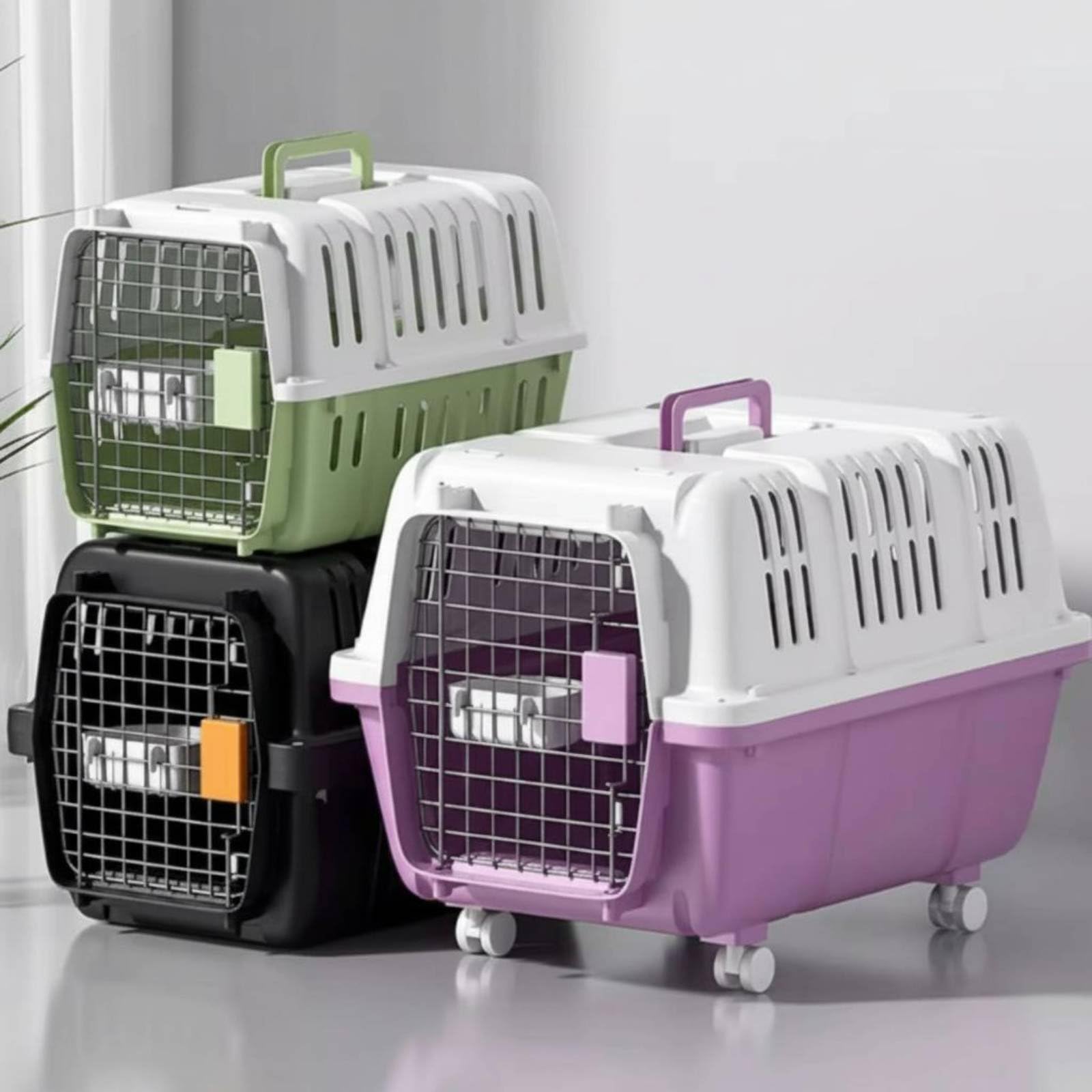 predolo Transportín para Mascotas Porta Mascotas, Morado Taro, Mediano para Mascotas De hasta 20 Jin