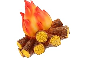 Ciieeo Artificial Fake Camp Led Campfire Lamp Props Campfire Night Light