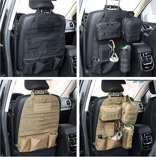 Miniatura 5 de Tacticool - Organizador de respaldo para asiento de coche, diseño de equipo para transportar carga, ligero y modular táctico actualizado, ajuste