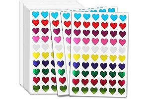 Valentine Heart Stickers for Kids