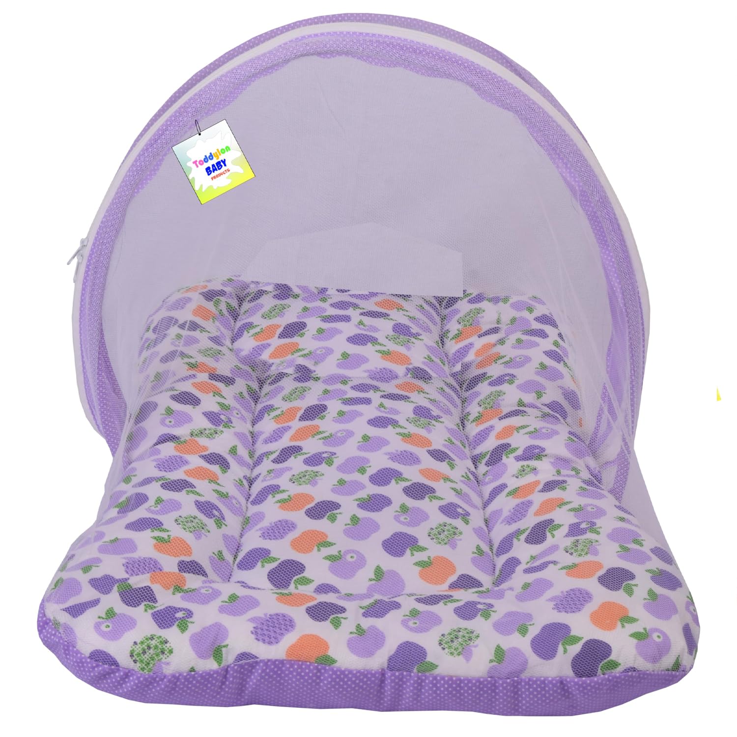 Toddylon Baby Bed New Born Baby Bedding Set | Mattress | Mosquito Net | Insect Protector | Baby Beds | Infants | Carry Bag | Essentials (0-6 Months)