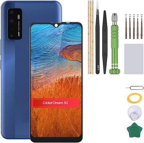 Pantalla para Cricket Dream 5G EC211001 Reemplazo de pantalla LCD para Cricket Dream 5G EC211001 Asamblea digitalizador de pantalla táctil con