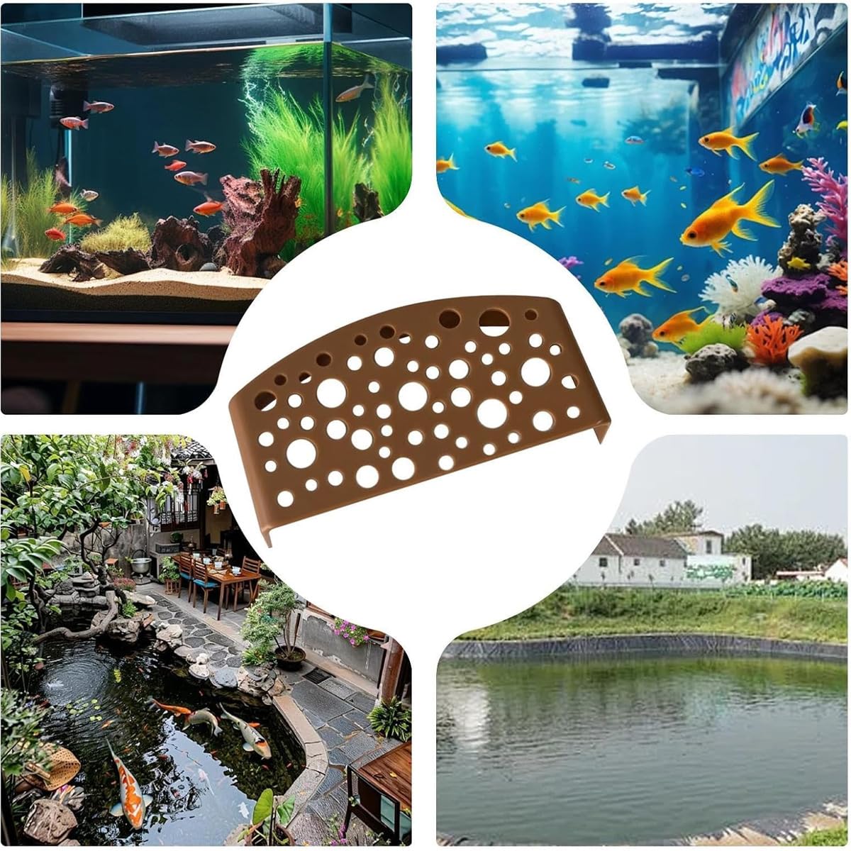 Nascondigli per gamberetti e Pesci per l'allevamento in Acquario Grotta per Pesci Gamberetti Grotta per gamberetti Tunnel per Acquario Grotta per rifugio