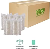 Vista 2 de Eco-Products, Inc GreenStripe - Vasos para bebidas frías, Transparente, 600