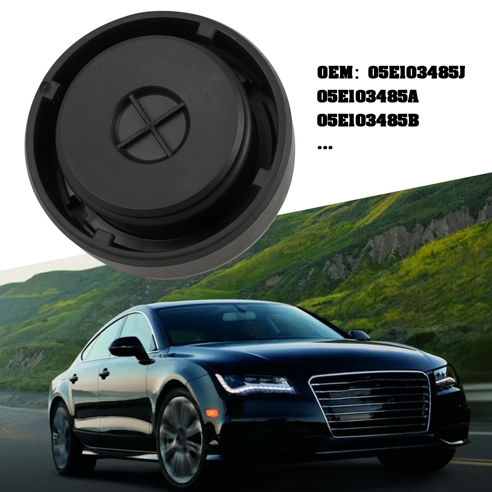 Korek do napełniania oleju silnikowego samochodu 05E103485J 05E103485A 05E103485B kompatybilny z VW kompatybilny z Audi