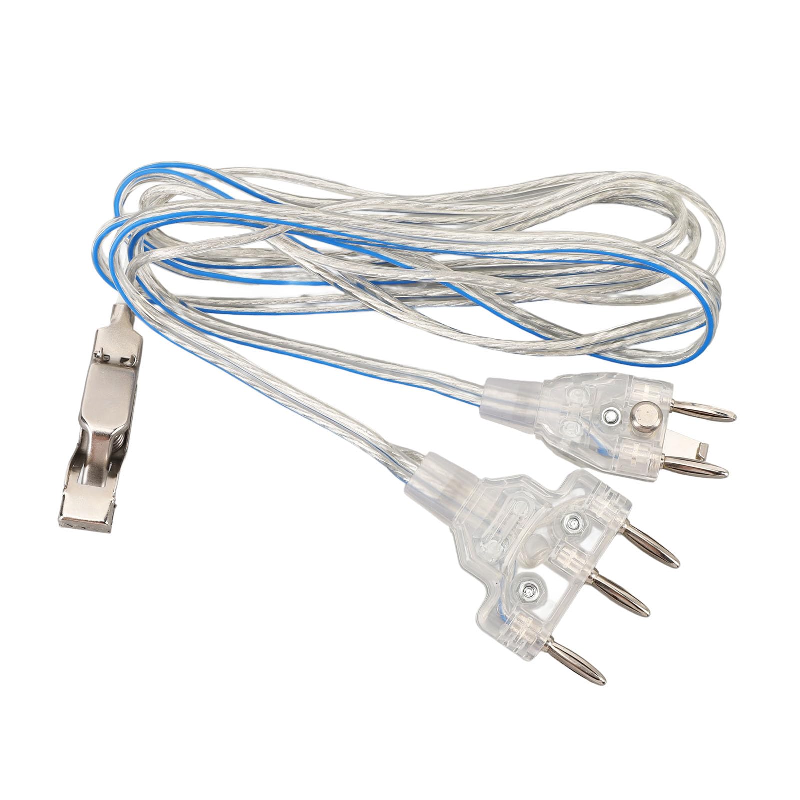 Cocoarm Fil de Corps d'Épée, Fil Conducteur Transparent en Plastique Acier Inoxydable pour Compétitions d'Escrime