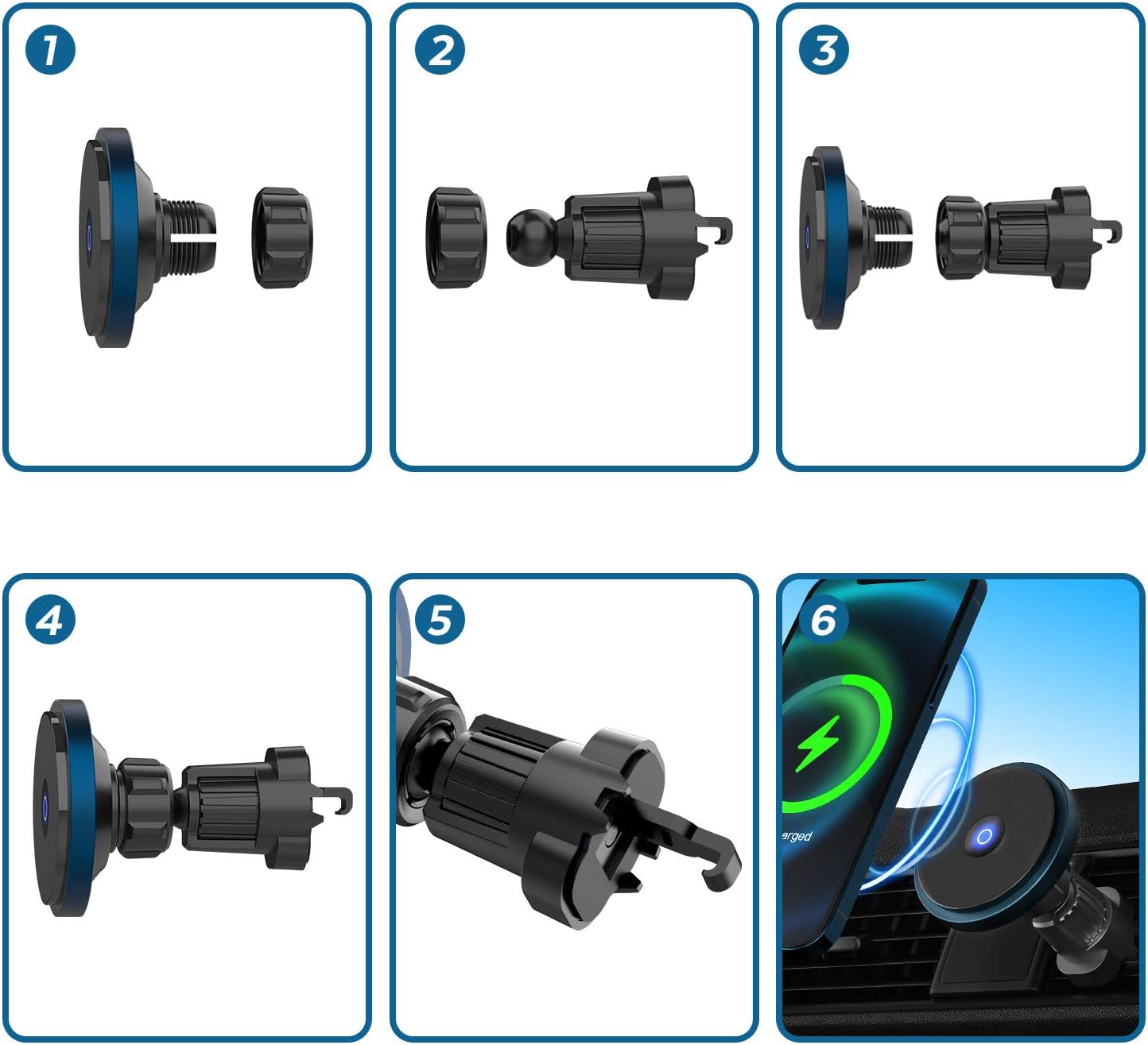 Buy 1 get 1 🔥 Catalpa U Quick Aligned Magnetic 15W Wireless Car Mount Charger only Designed for iPhone 12/12 Pro/12 mini/12 Pro Max Magnetic Car Mount Charger-Blue Black Friday - 70% OFF Catalpa U Quick Aligned Magnetic 15W Wireless Car Mount Charger only Designed for iPhone 12/12 Pro/12 mini/12 Pro Max Magnetic Car Mount Charger-Blue