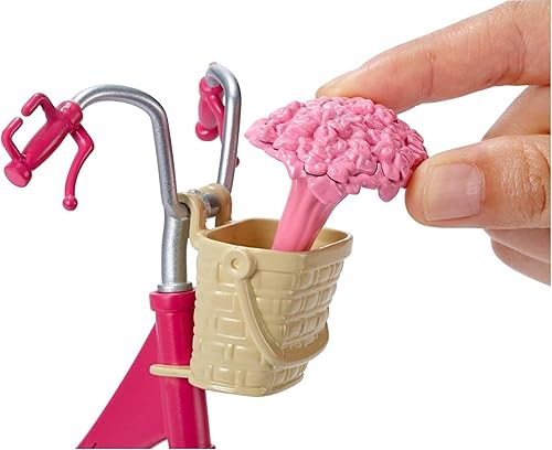 Miniatura 3 de Barbie Bicicleta con cesta de flores