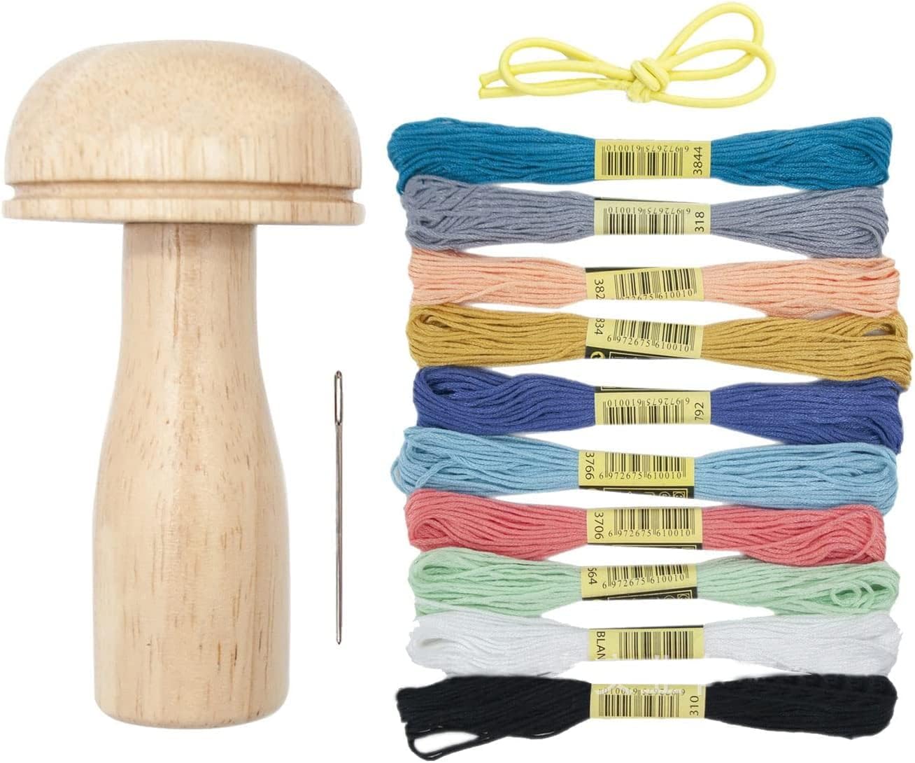 Amazon.com: AFzuyanpr Darning Needle with Cute Darning Mushroom and ...