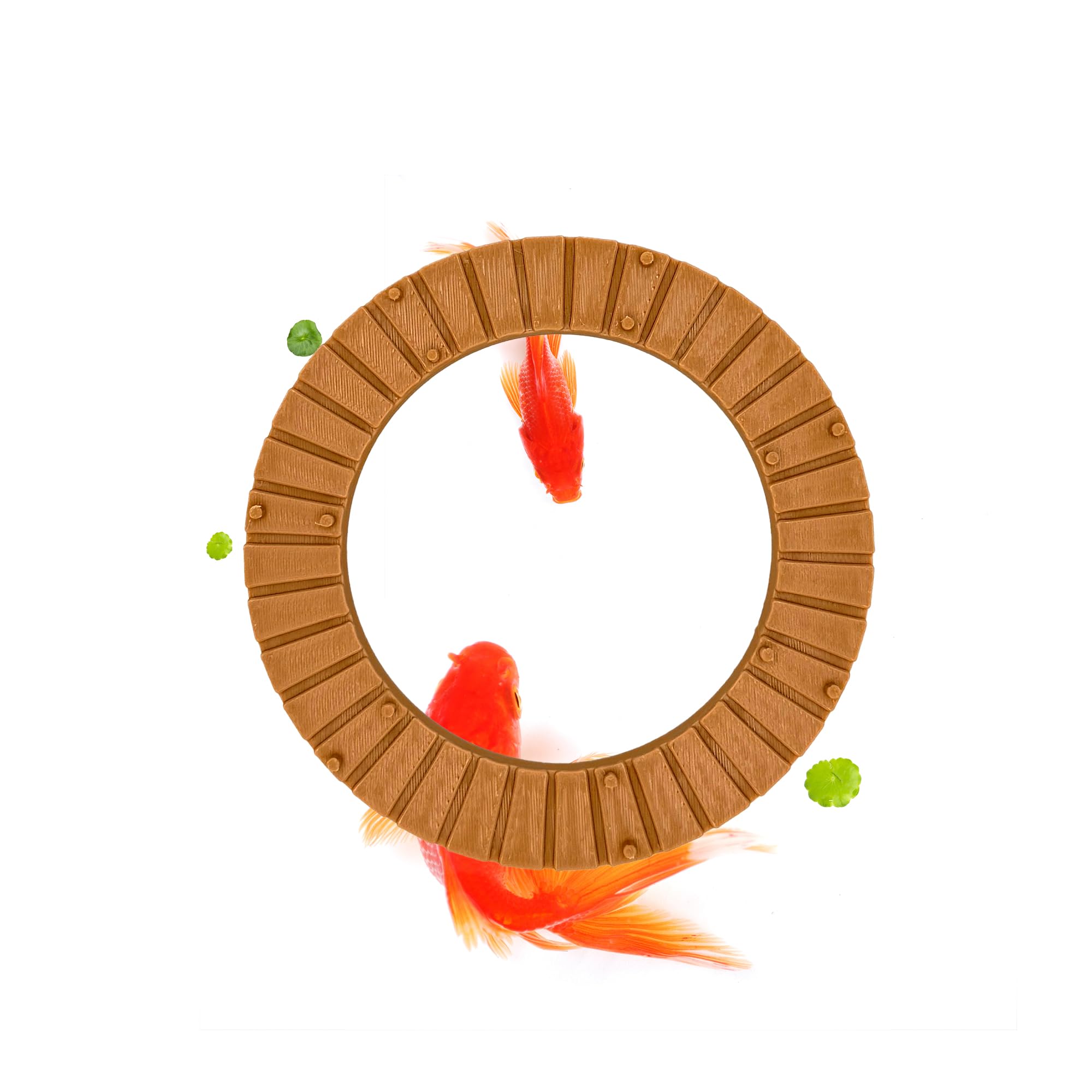 CTWPets Aquarium Portal Dock/Pier Feeding Ring | Decorative Aquarium Floater Ring | Dock Floating Decor