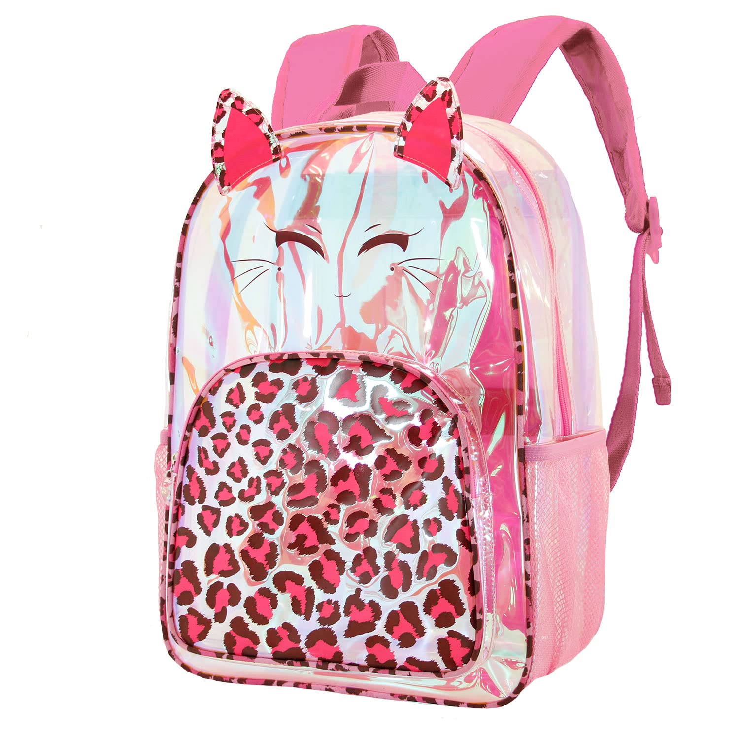 Oh My Pop!Feline-Laser Backpack, Pink