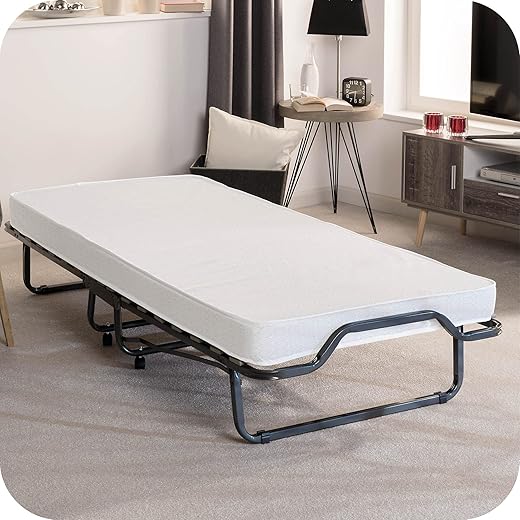 Beautissu Venetia Folding Bed – 90 x 200 cm