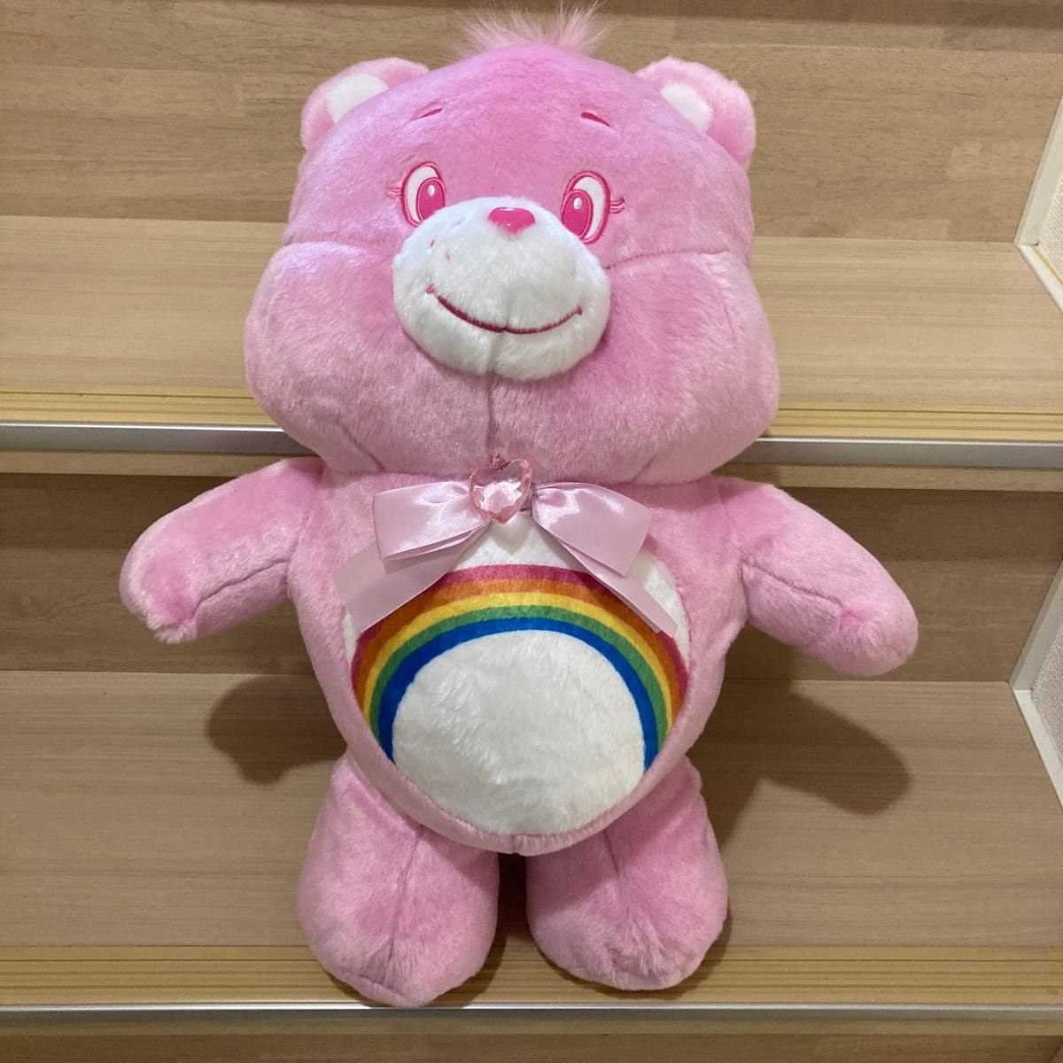 CareBears - ☆☆BIGサイズ☆☆ケアベア チアベア ぬいぐるみ Amazon.co.jp: ケアベア 9.5インチ シェアベア ファンシャイン