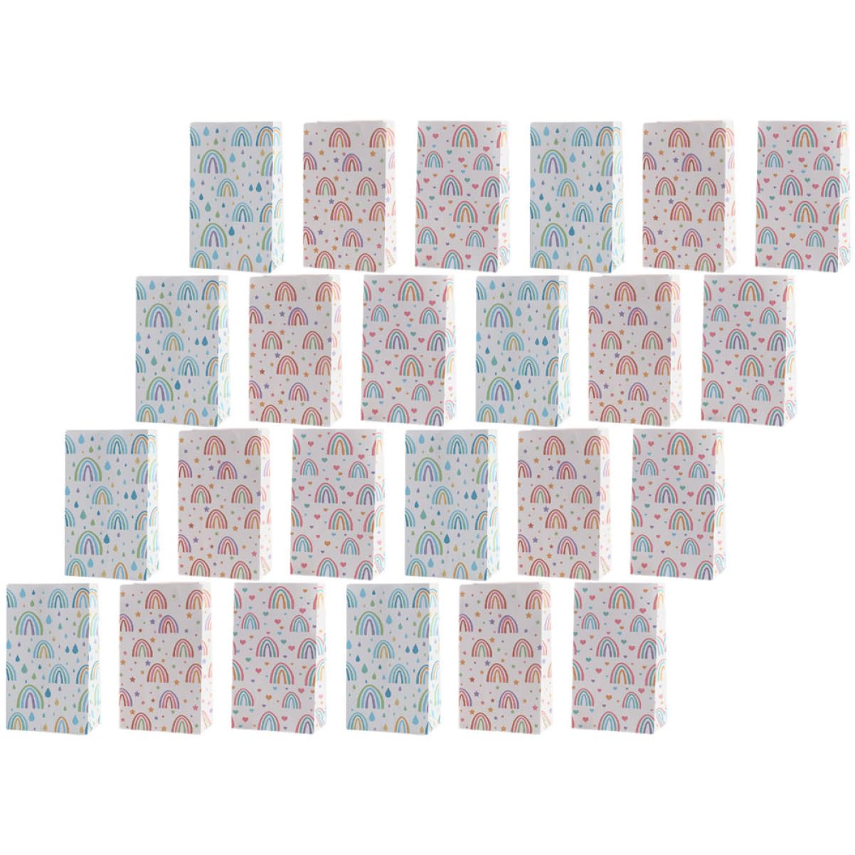 PACKOVE 4 Sätze Quadratbeutel Party Versiegelbar Tasche Kordelstring Hochzeit Packsäcke Geschenkverpackungstüten Papier 30 Stück * 4