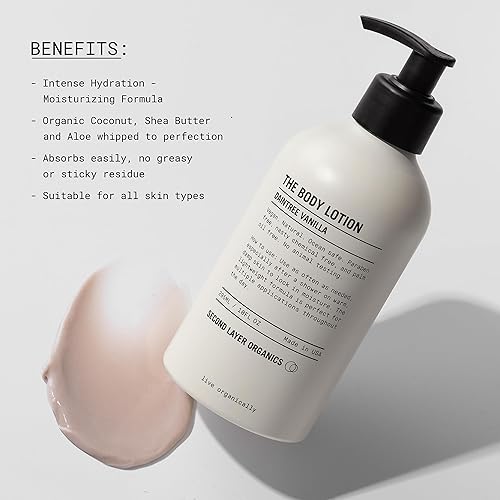 Miniatura 3 de Daintree Vanilla Loción corporal  Hidratación profunda con karité orgánico, aloe y coco  Hidratante vegano de absorción rápida, no grasosa para todo