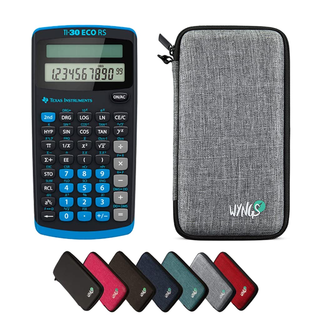 CALCUSO Basic Set Light Gray with Calculator TI-30 ECO RS, Light grey