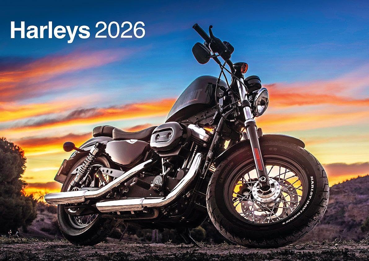 Harleys - Harley Davidson 2026 Calendar
