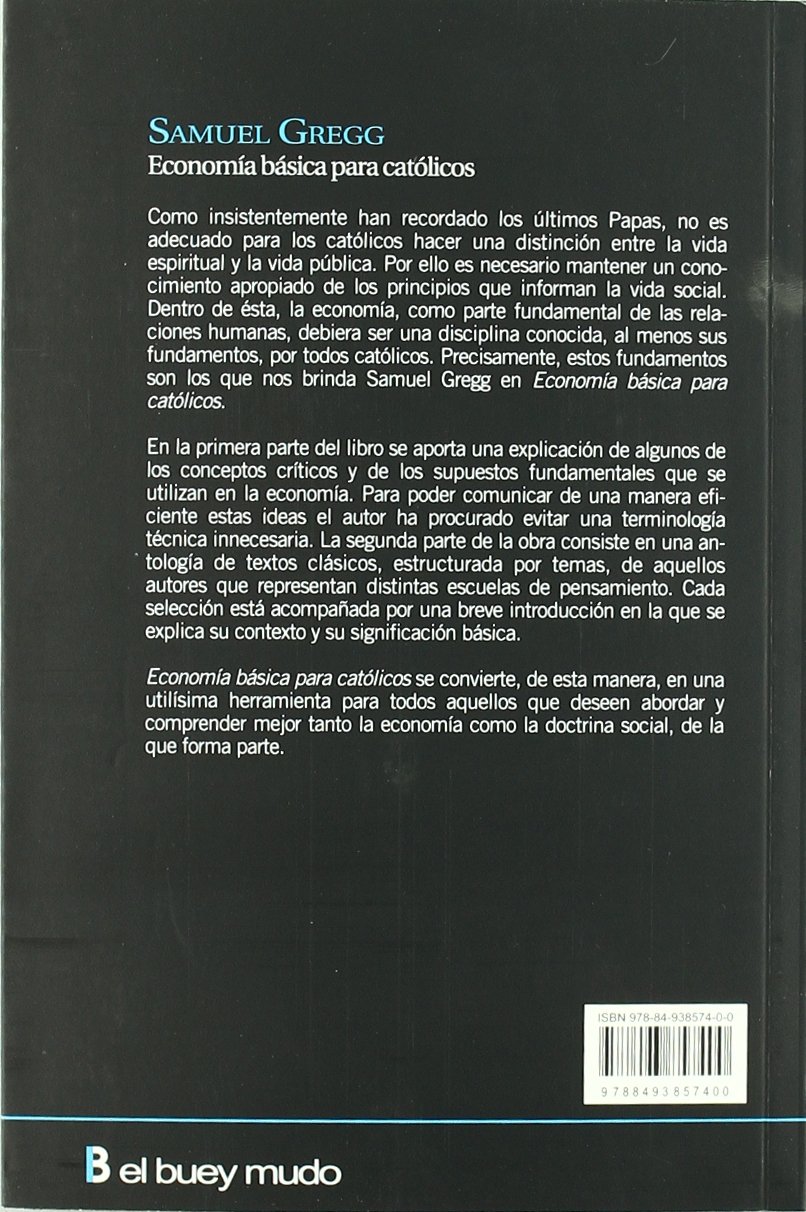 Economía básica para católicos (Religión)