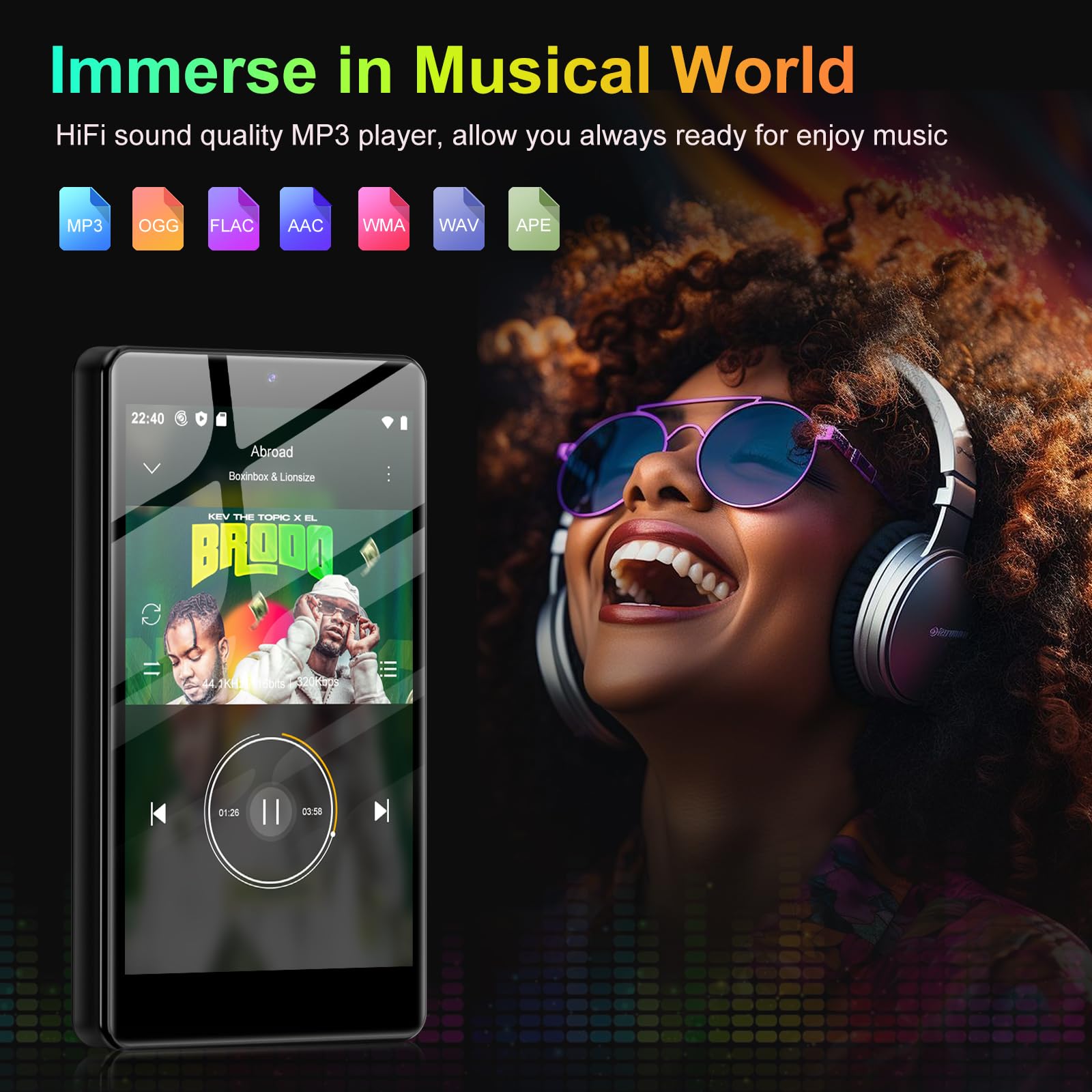 Amazon.com: Fanvace 96GB MP3 Player with Bluetooth and Camera