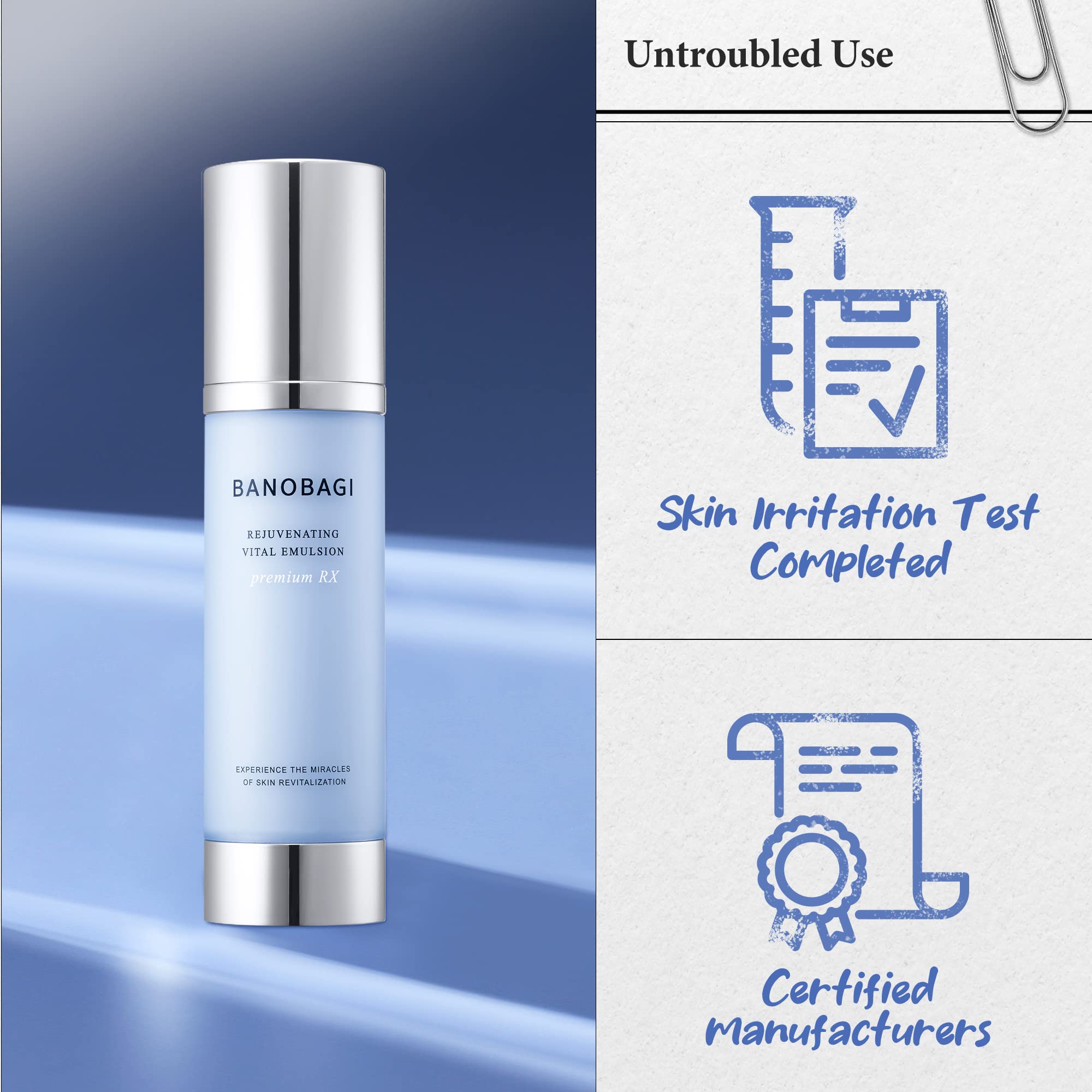 Amazon.com: BANOBAGI Rejuvenating Vital Emulsion 3.4 fl.oz, Anti