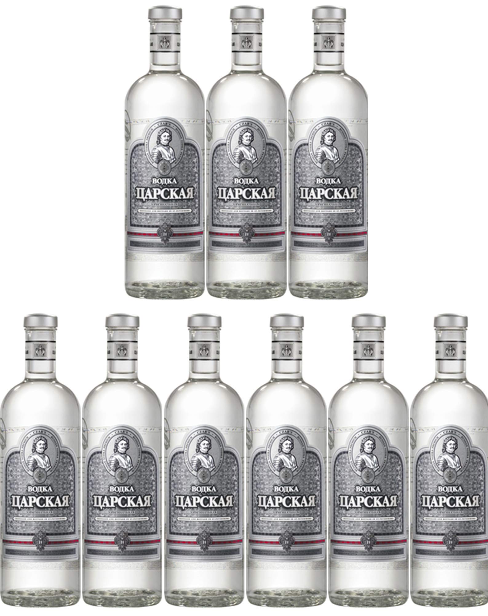 Vodka Ladoga Zarskaja Original 0,7L SPARSETS russischer Wodka (9)
