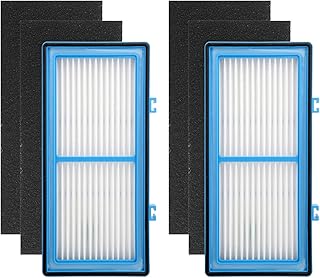 Colorfullife 2 HEPA Filters + 4 Carbon Booster Filters for Holmes AER1 Type Total Air Filter Replacement Filters for HAPF30AT and HAP242-NUC