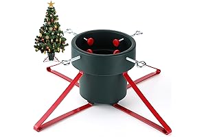 Metal Christmas Tree Stand for Live Tree: Durable and Stable Xmas Tree...