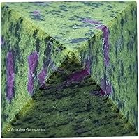 Vista 219 de Amazing Gemstone Amethyst Pyramid Crystal Healing Stones - 2" Great Pyramid Figurine of Natural Stone Pyramid for Meditation, Reiki, Chakra