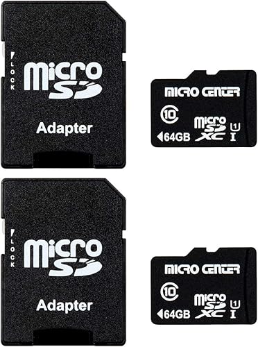 Tarjetas Micro SD, 64 GB - 2 unidades