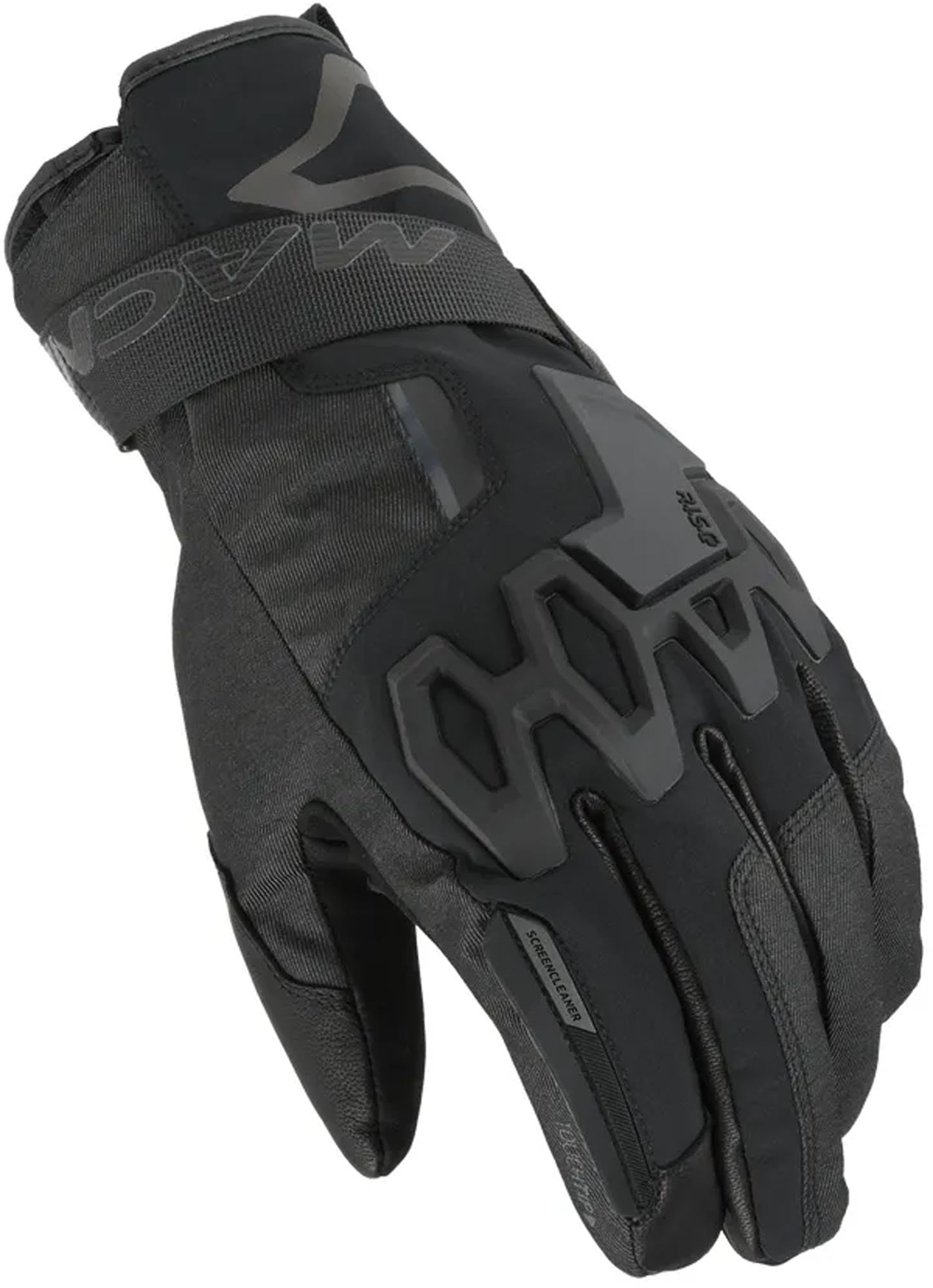 Macna Arcalon RTX wodoodporne zimowe rękawice motocyklowe, czarny, S