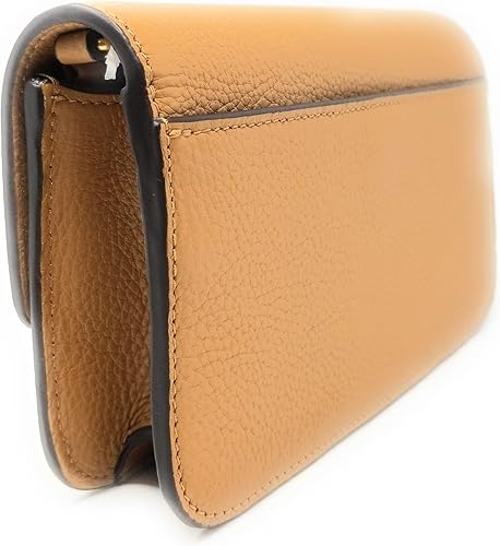 Miniatura 4 de Tory Burch Cartera de cadena de cuero Britten Tiramisú para mujer, Cartera de cadena