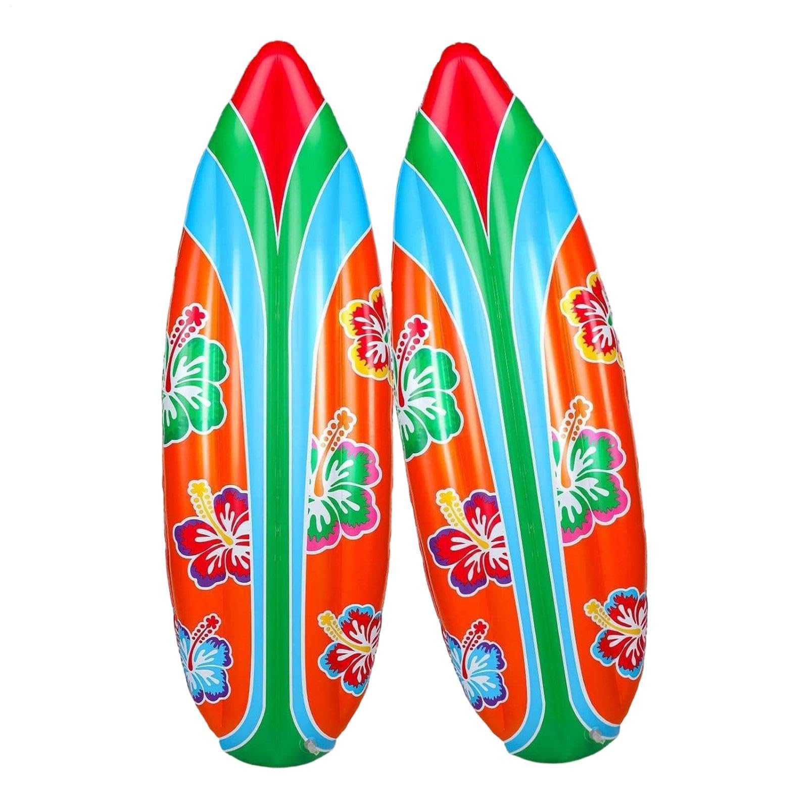 Tavola Gonfiabile Da Surf Set Di 2 Pezzi Giocattolo Da Piscina | Tavola da surf per i bambini Giochi Di Festa Acquatici Per L'All'Aperto In Piscina, Spiaggia, Giardino E Cortile, Feste D'