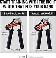 Vista 5 de GD IRON GRIP Grip Strength Trainer Adjustable Hand Gripper Strengthener Hand Grip Exerciser Wrist Strengtheners Silent & Durable – Forearm, Finger &