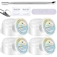 Vista 1 de Lofuanna - Pegamento para uñas de gel, 0.5 onzas líquidas, pegamento sólido para uñas acrílicas, pegamento de uñas a presión, gel para puntas