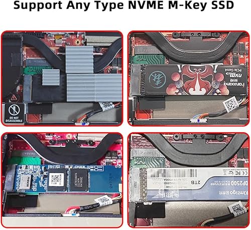 Miniatura 7 de NFHK NVME M-Key - Adaptador de actualización SSD de extensión en ángulo de 0.866 x 1.181 in a 0.866 x 3.150 in, compatible con ROG Ally Gaming