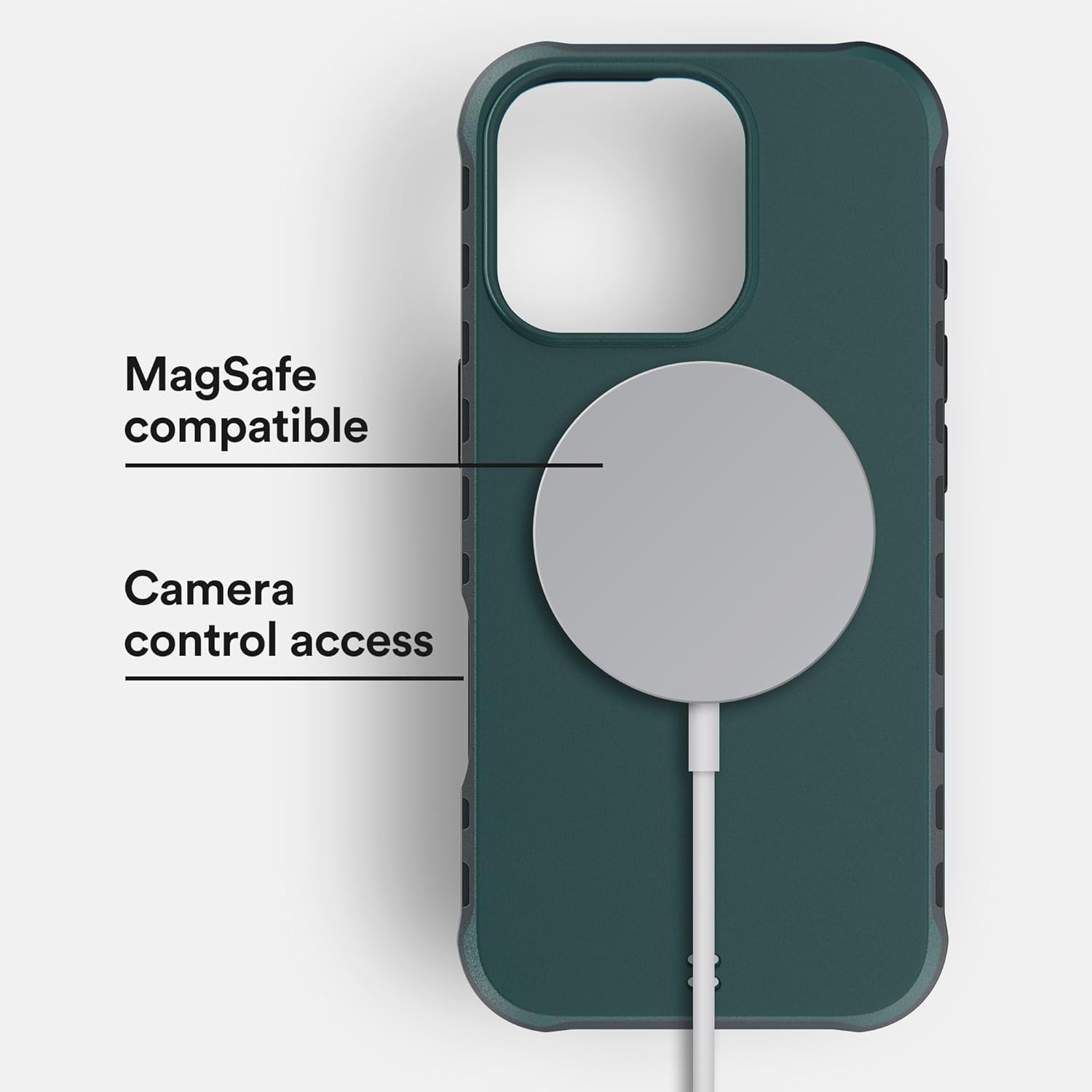 BodyGuardz Paradigm Pro Compatible with iPhone 16 Pro Case - Shockproof Cover 18FT Drop Rating - Compatible with MagSafe - Phone Cooling Technology - Responsive Buttons - Purple (Blue) - Image 3