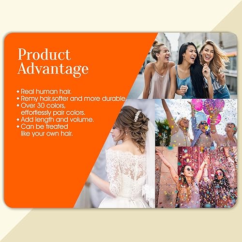 Miniatura 9 de Full Shine - Extensiones de cabello humano virgen inyectadas en cinta adhesiva con trama de piel sin costuras, color 1 (negro azabache), cabello