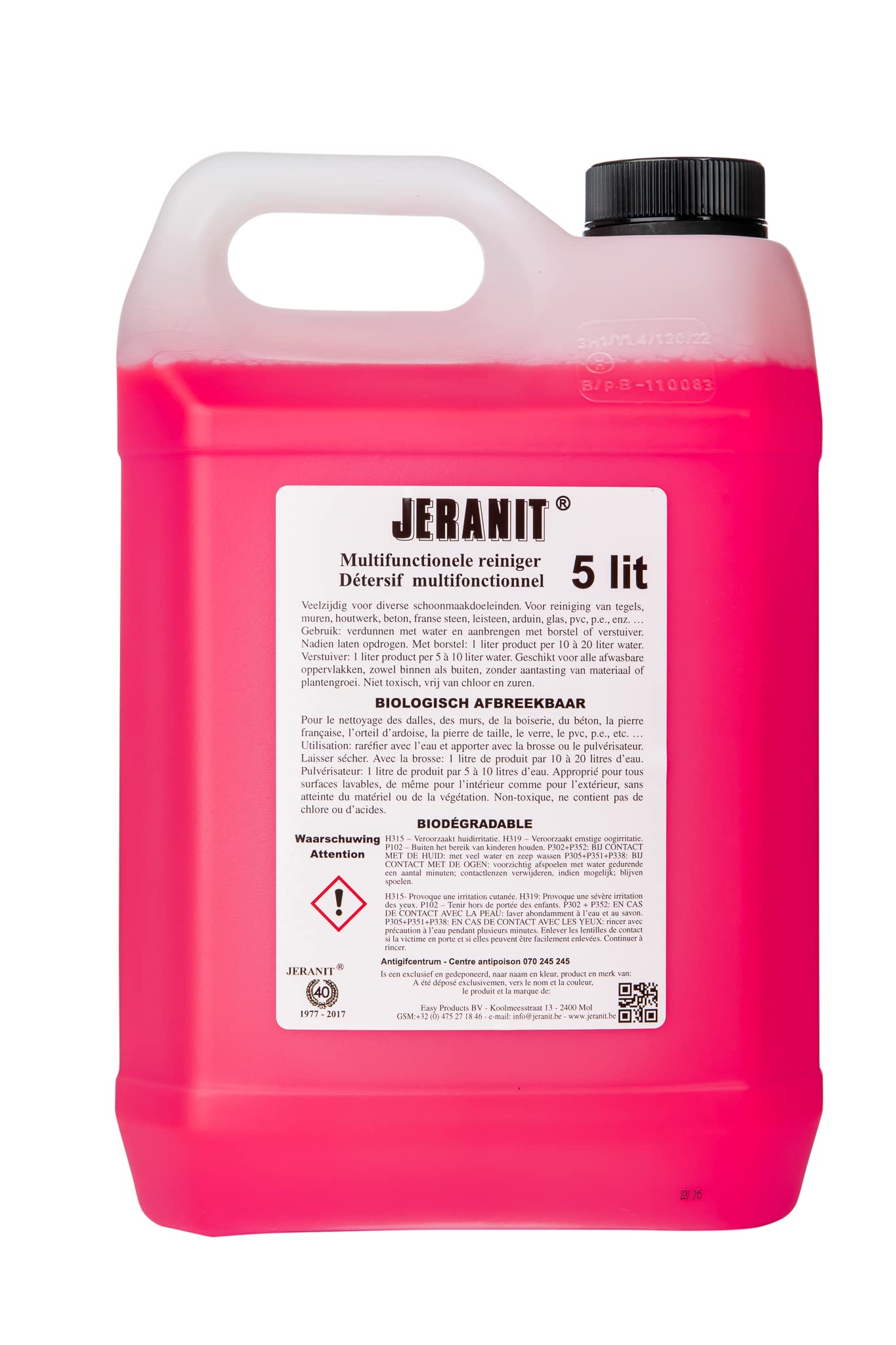 Nettoyant multi 5L - butée verte - biodégradable