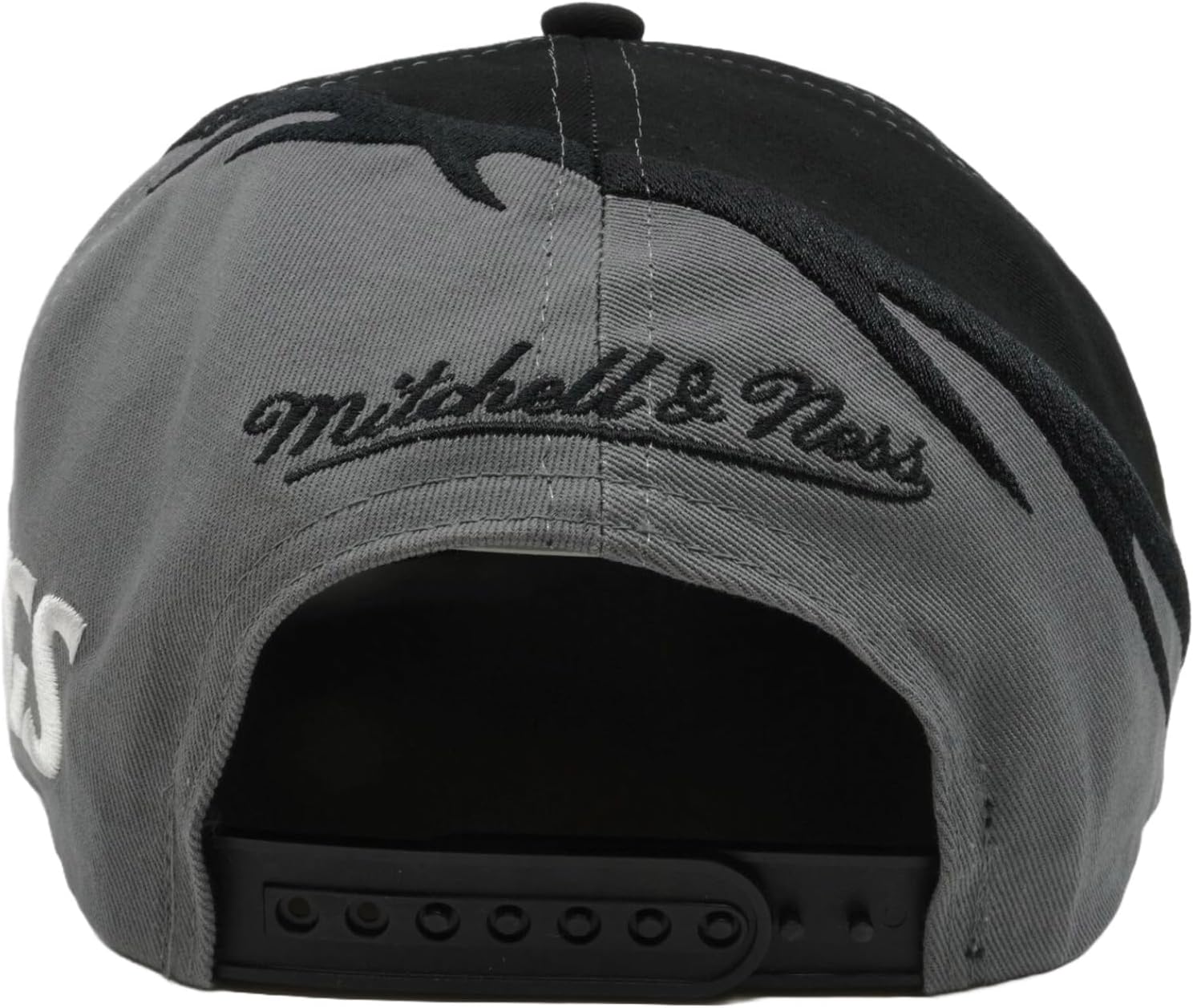 Mitchell & Ness Los Angeles Kings NHL Spiral Deadstock Snapback Hat Cap, Black/Gray - Image 8