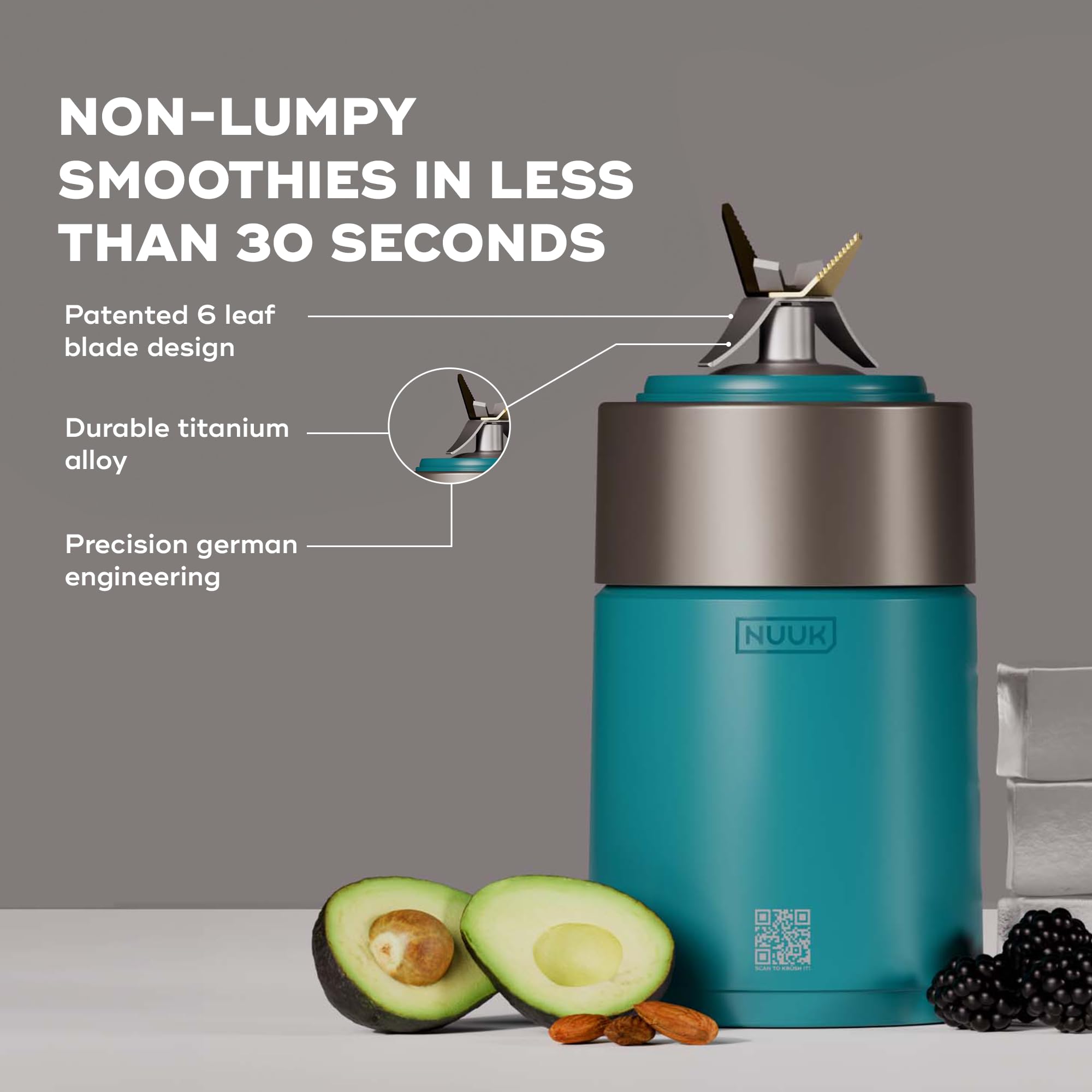 NUUK KRUSH Blender: Powerful Smoothie Mixer -2
