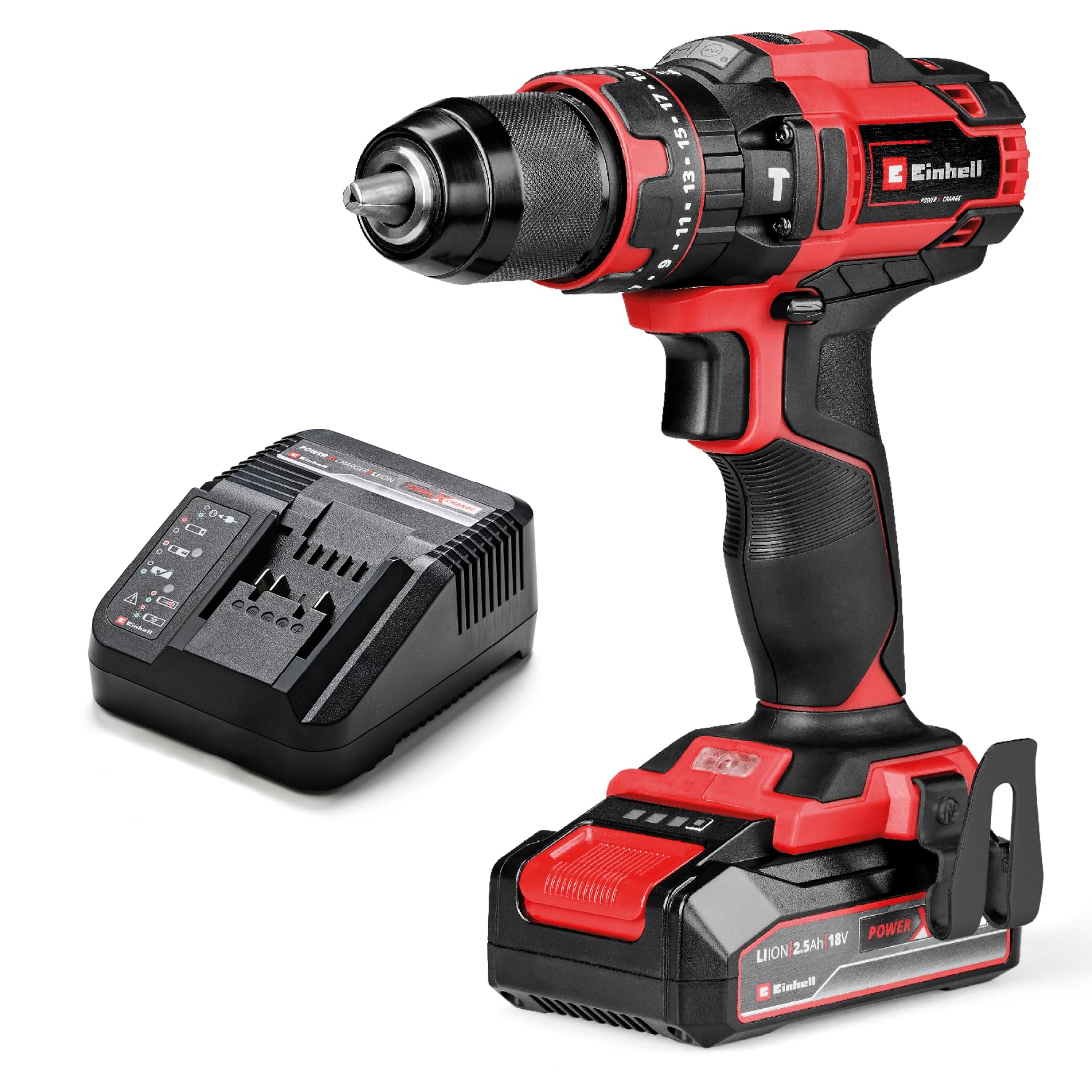 Einhell Akku-Schlagbohrschrauber TE-CD 18/44 Li-i (1x2,5Ah)