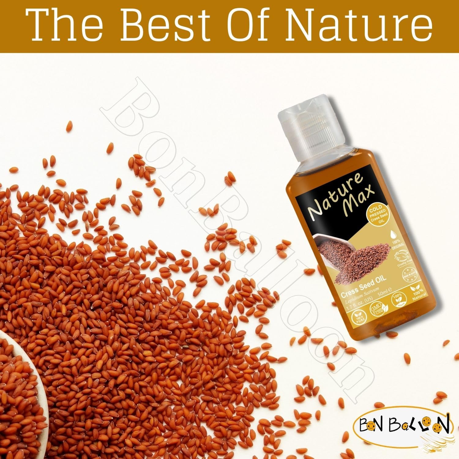Huile De Cresson 100% Pure 30ml - Sweet Sunnah Maroc Soin Naturel