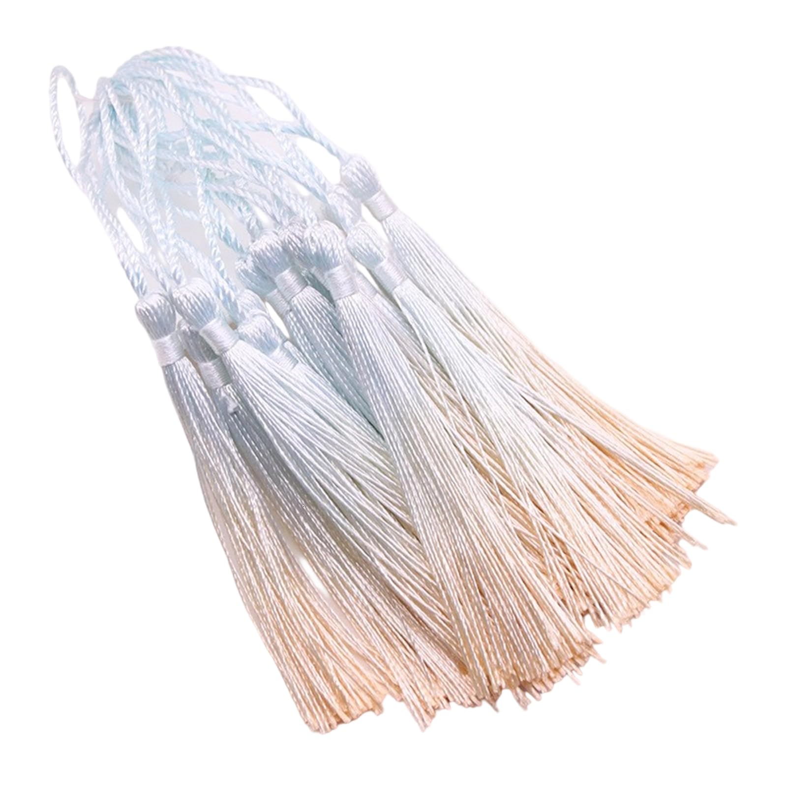 Buxuaaaa C Of 20 Multicoloured Tassels Soft Silkily Small Tassels For Raft Project Accessories And Jewelry Making Jewellery Making Supply