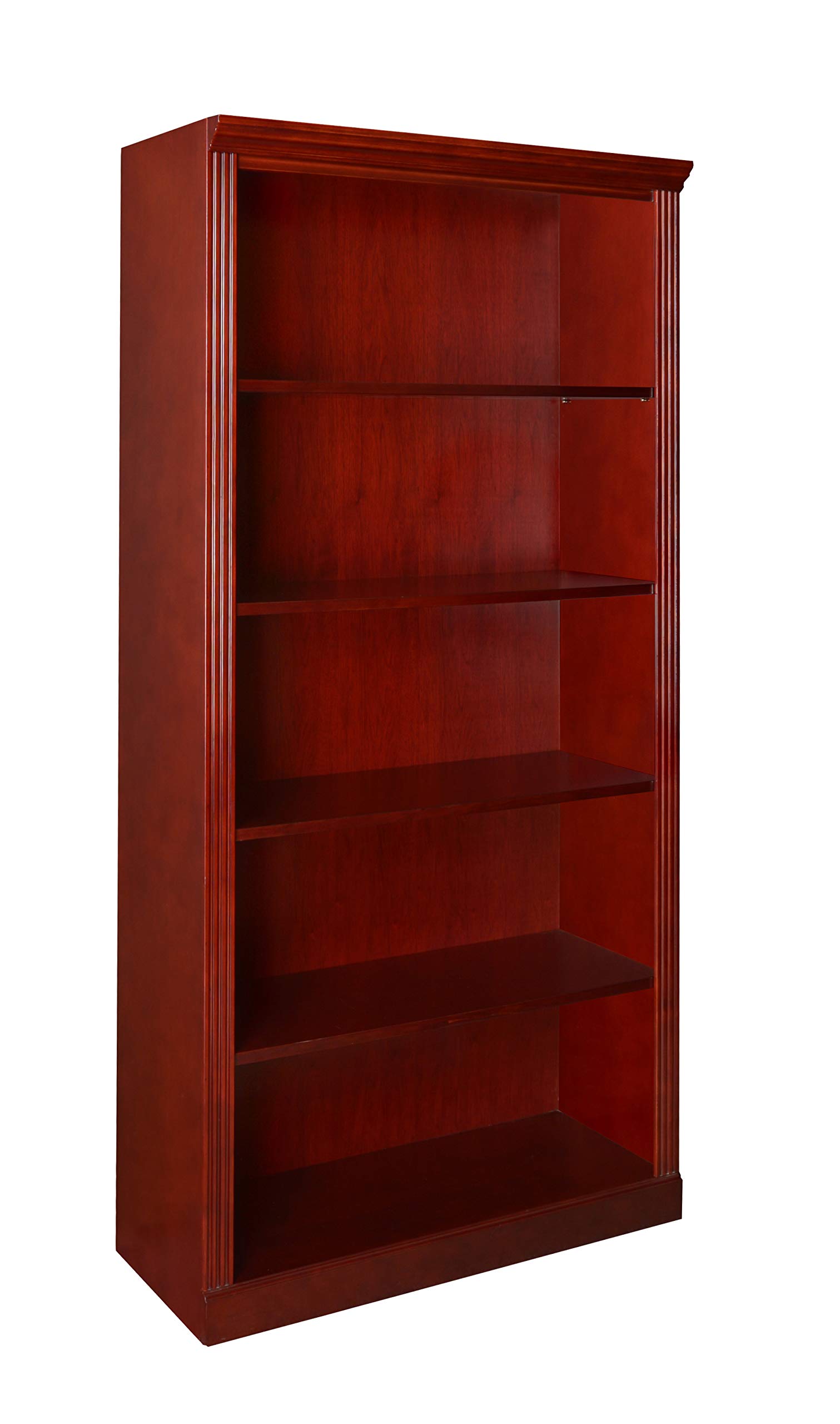 Mahogany Bookshelves Decor For You