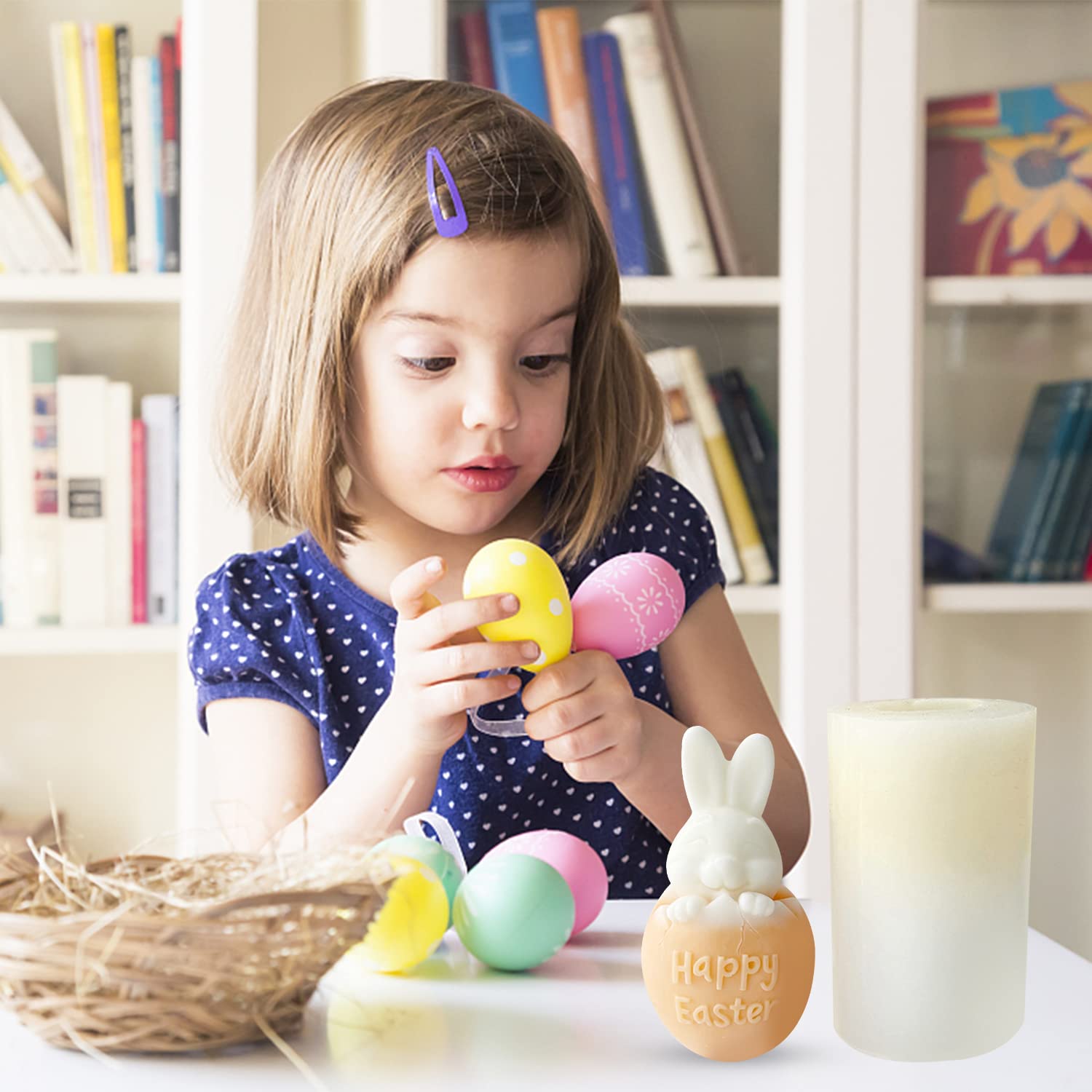Silikonform Ostern Kerzenform – 3D Osterei Gießform Für Kerzen, Seife & DIY Basteln